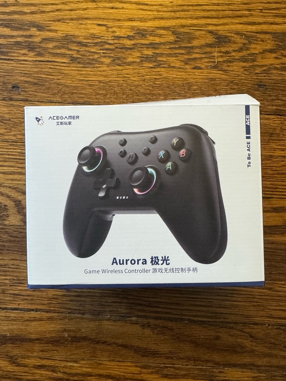 AceGamer Aurora Wireless Controller box Aurora Wireless Game Controller - Black
